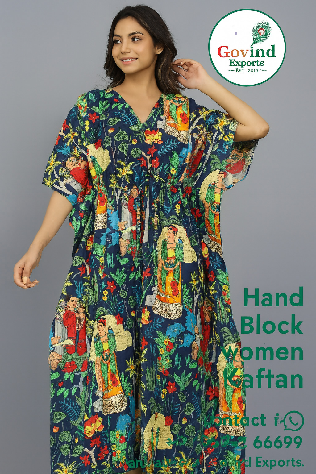 Hand Block kaftans
